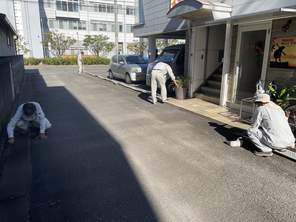月に一度の地域清掃